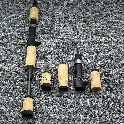 Composite Cork Casting Fishing Rod Handle For Rod Building Grip  With Reel Seat