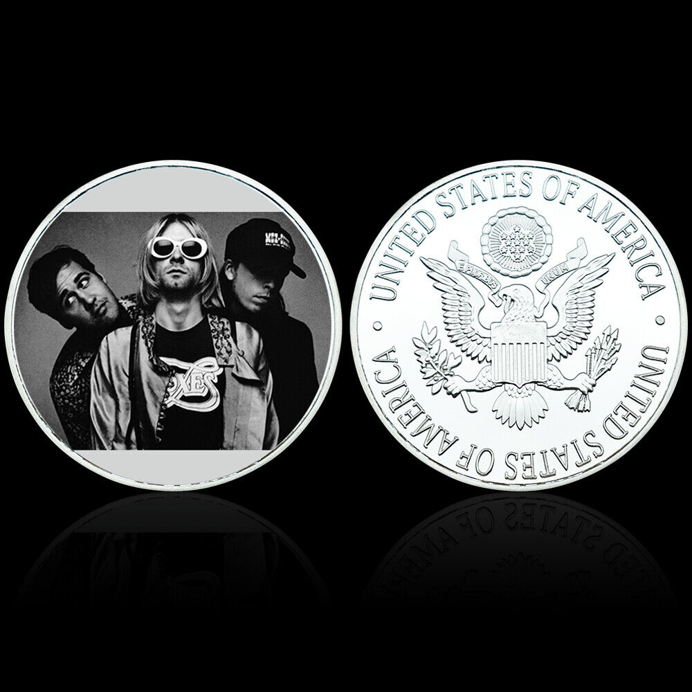 Rock Pop Band Silver Coin Music Memorabilia Metal Coin Souvenir Father Gift