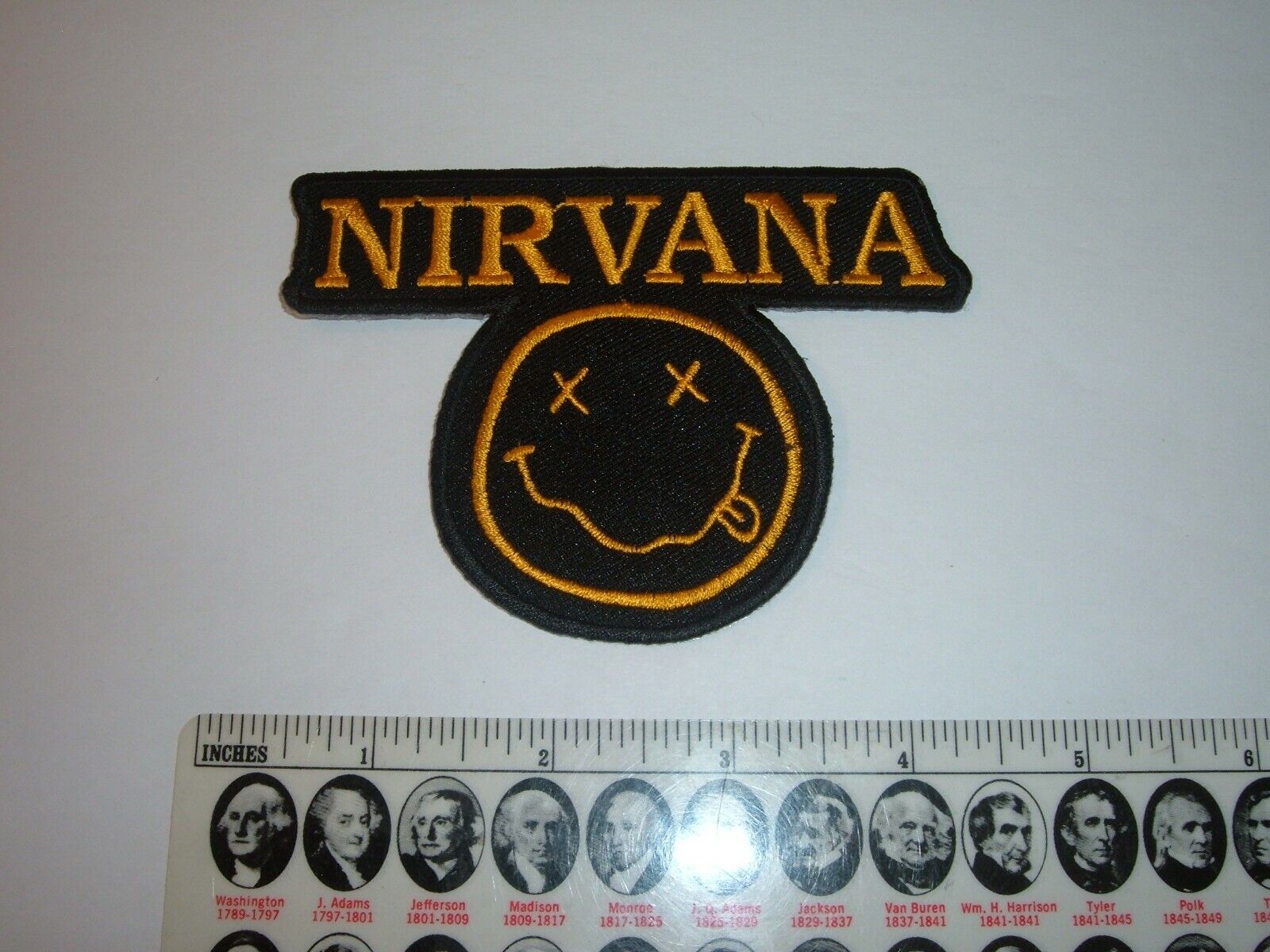 Nirvana Embroidered Iron On Patch New