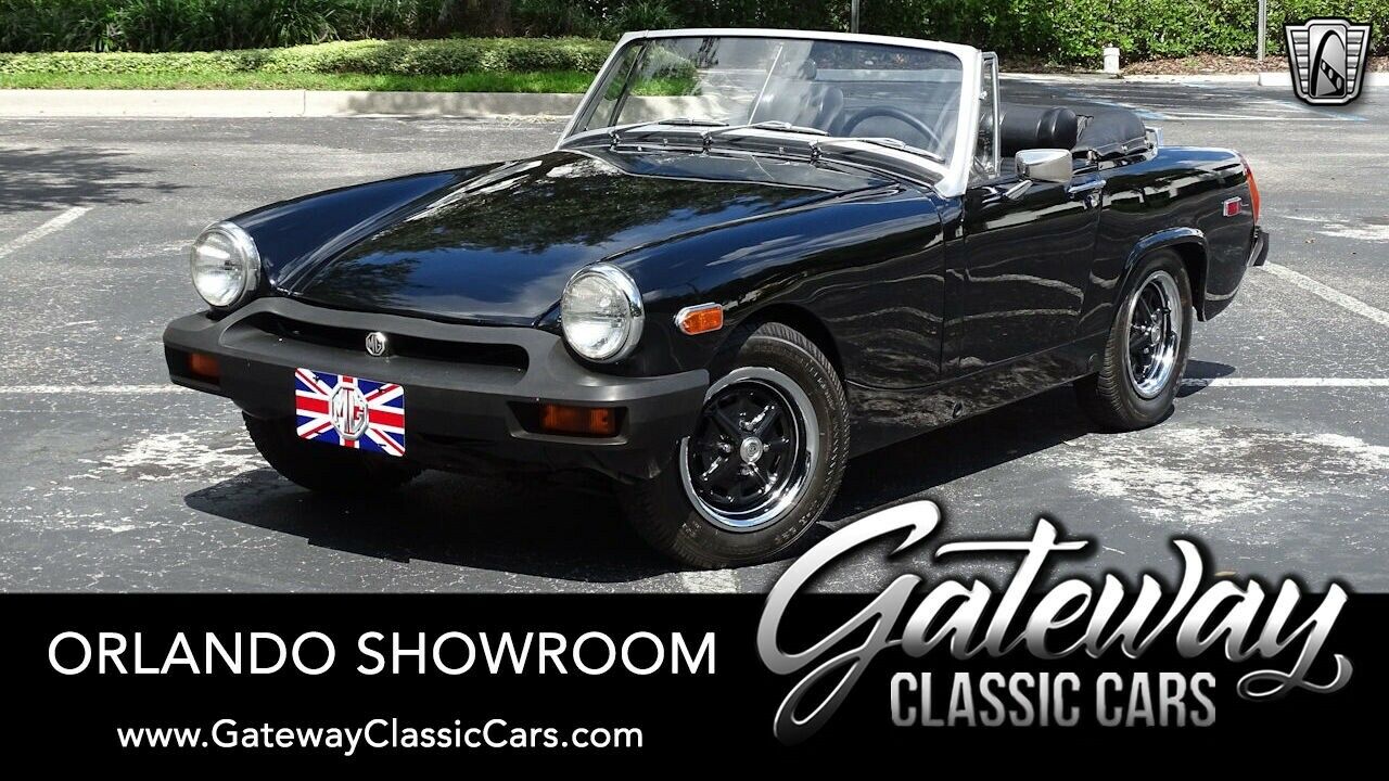 1975 Mg Midget  Black 1975 Mg Midget Roadster 4 Cylinder 4 Speed Manual Available Now!
