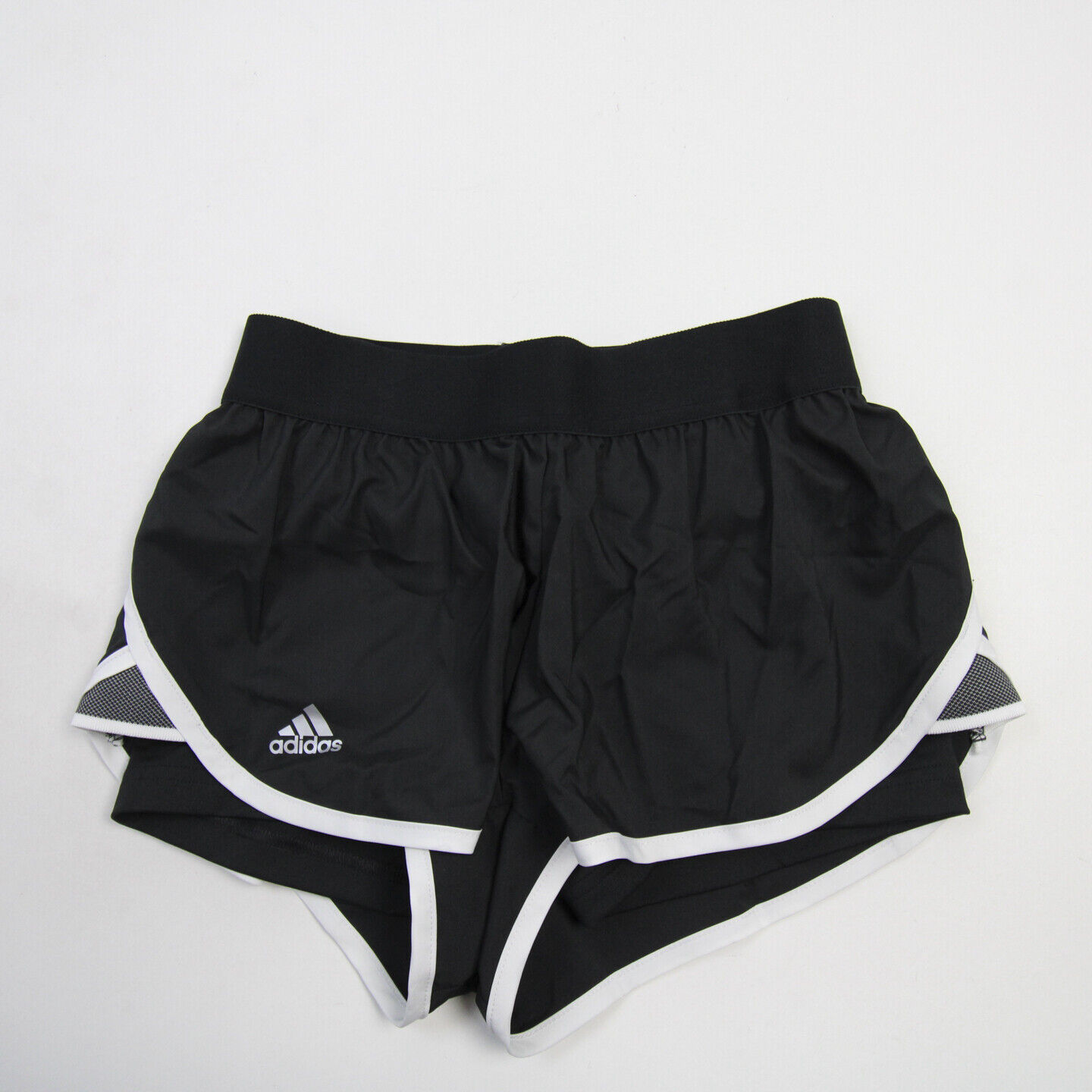 Adidas Climalite Running Short Women's Xs Extra Small Black White New With Tags