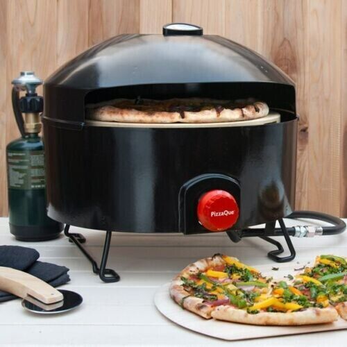 Pizza Que Portable Outdoor Propane Pizza Oven ~ New Quick 6 Minutes!