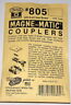 Kadee O Scale # 805  "all Metal"  Magne-matic Couplers ~ New