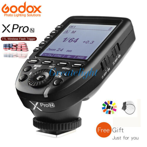 Us Stock Godox Xpro-n 2.4g Ttl Wireless X System Flash Trigger For Nikon Camera