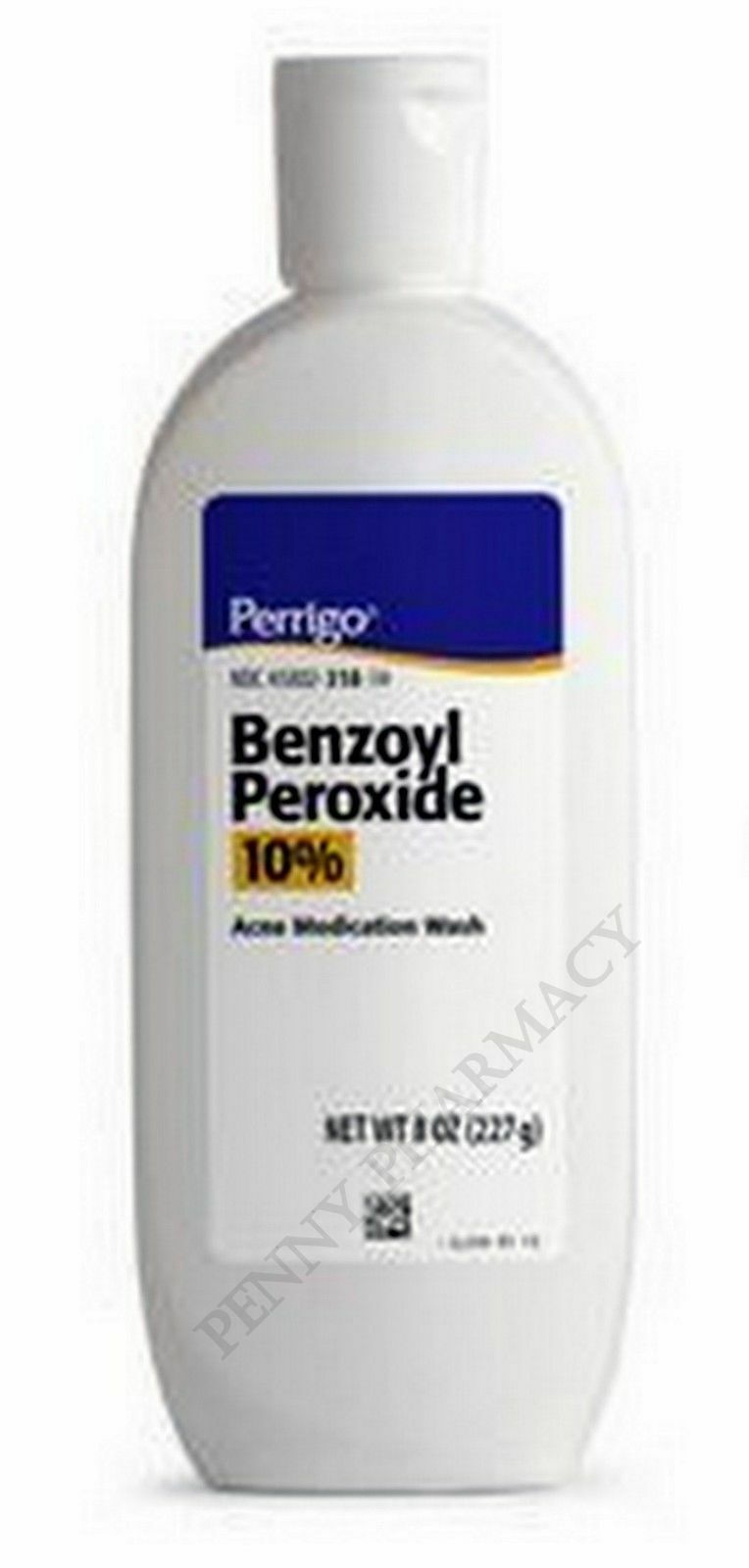 Benzoyl Peroxide 10% Wash 8oz  Xl Size Perrigo -  Pharmacy Grade