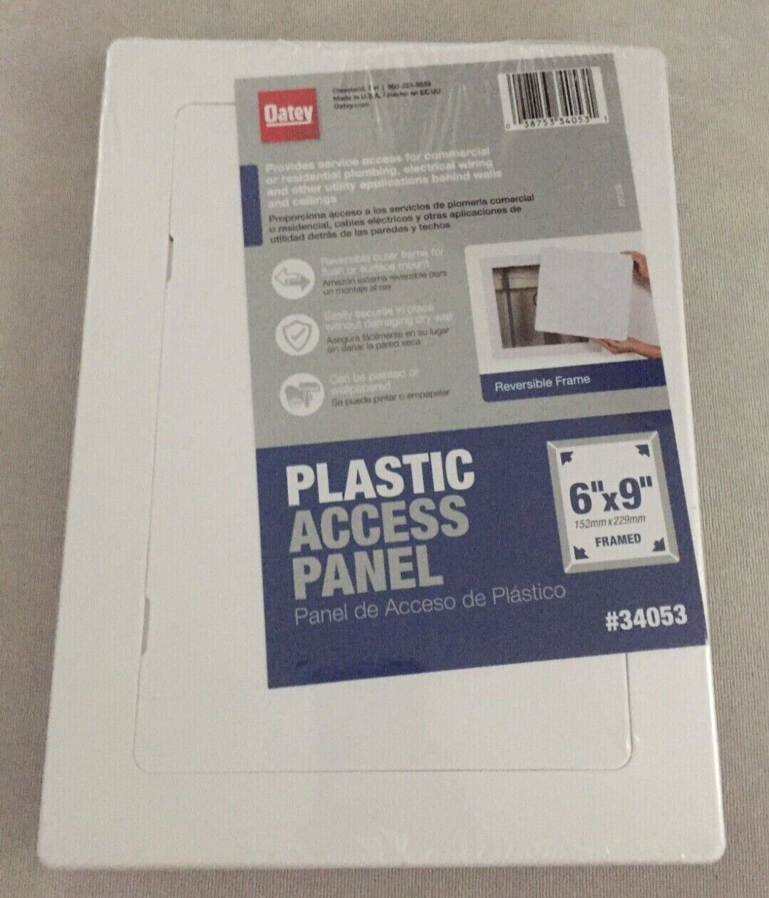 Plastic Access Panel - Oatey, Brand New