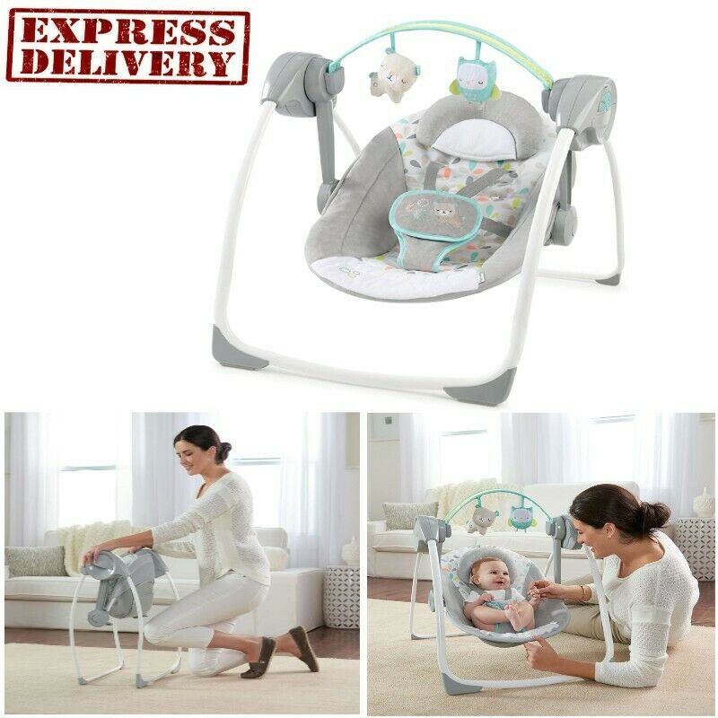 Baby Swing Portable Infant Toddler Indoor Outdoor Cradle Swing