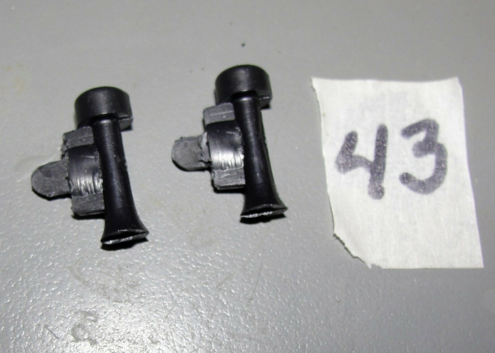 Marx Train Parts [pair] Horns For Metal Diesels (stk43) New Reproduction