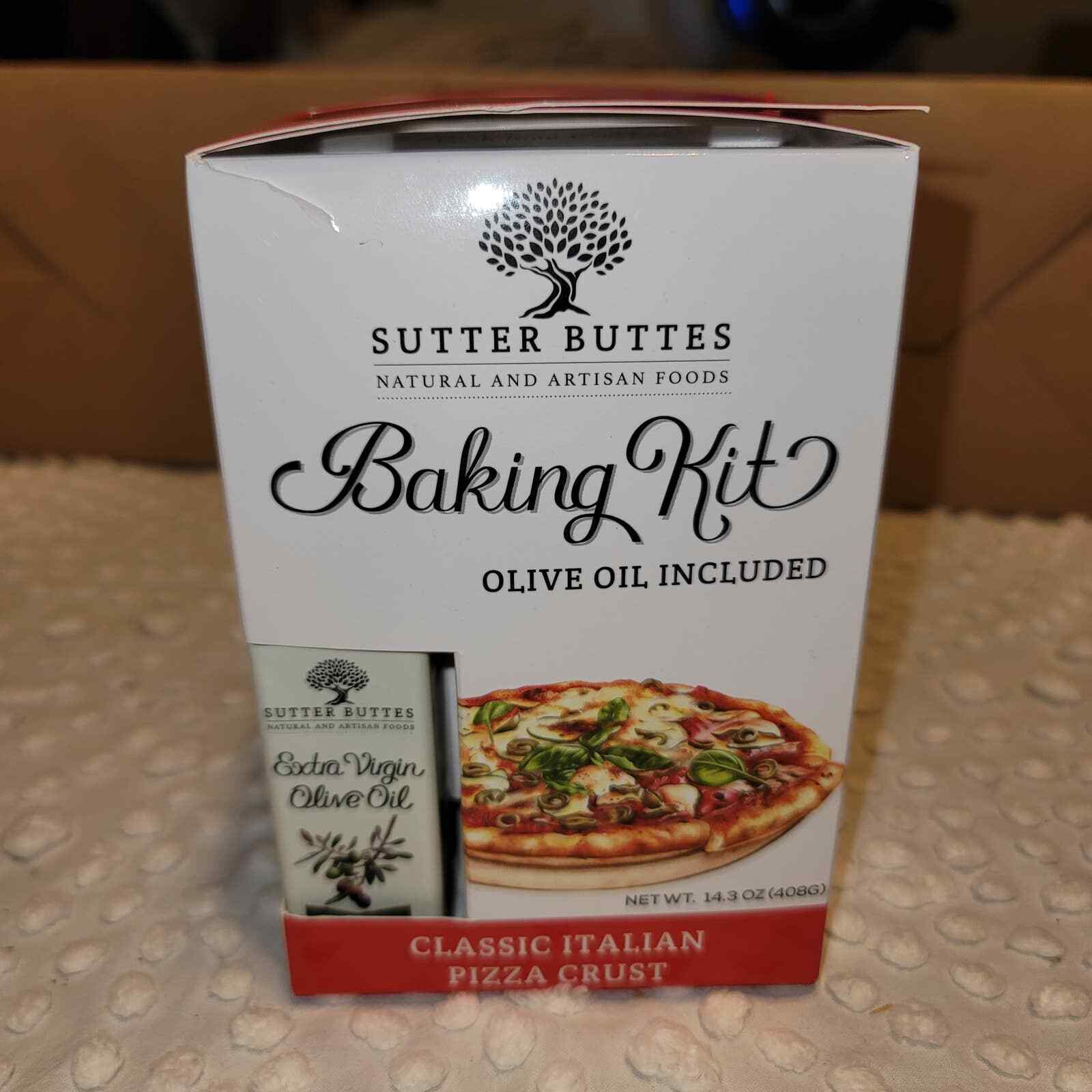 Sutter Buttes Natural Handmade Original Pizza Crust Making Box Baking Kit New