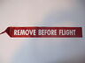 Remove Before Flight Streamer 12" Long X 3" Wide Nas1756-12 Usa Made With Certs