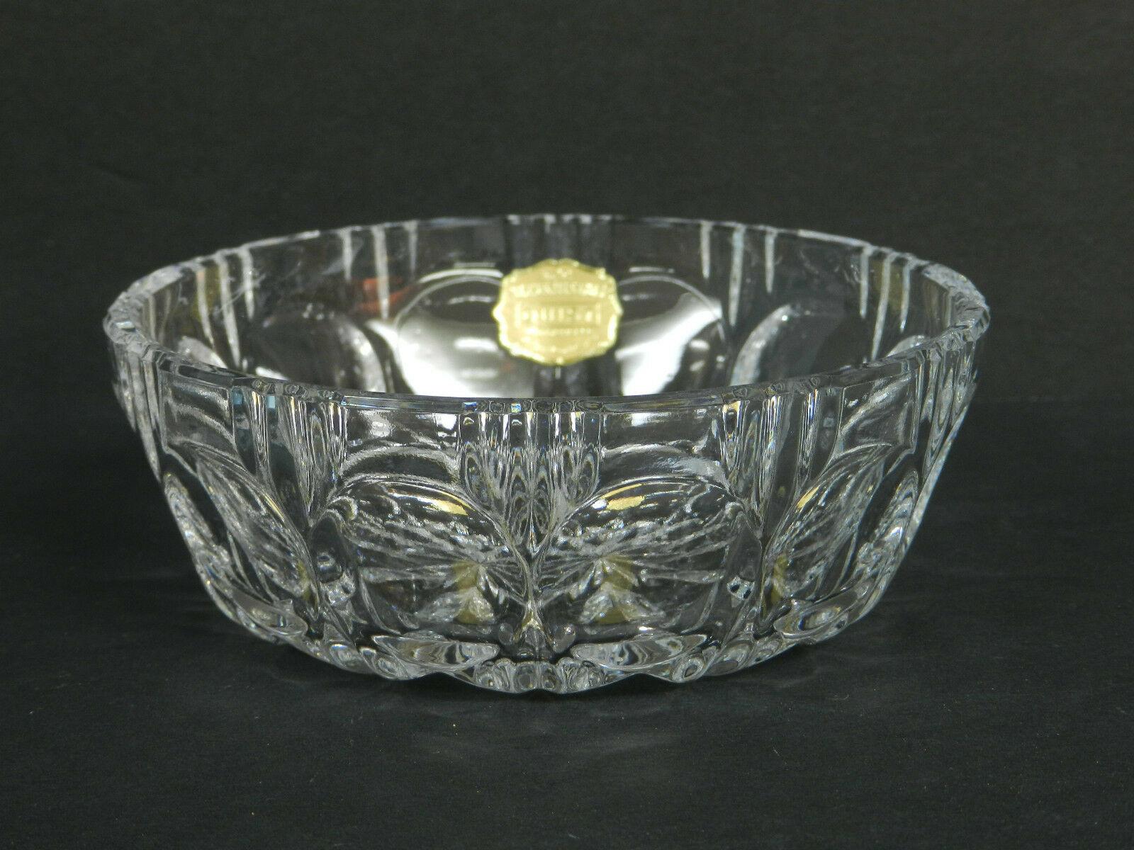 Pristine Echt Bleikristall Quist Worttemberg Crystal Bowl / West Germany Elegant