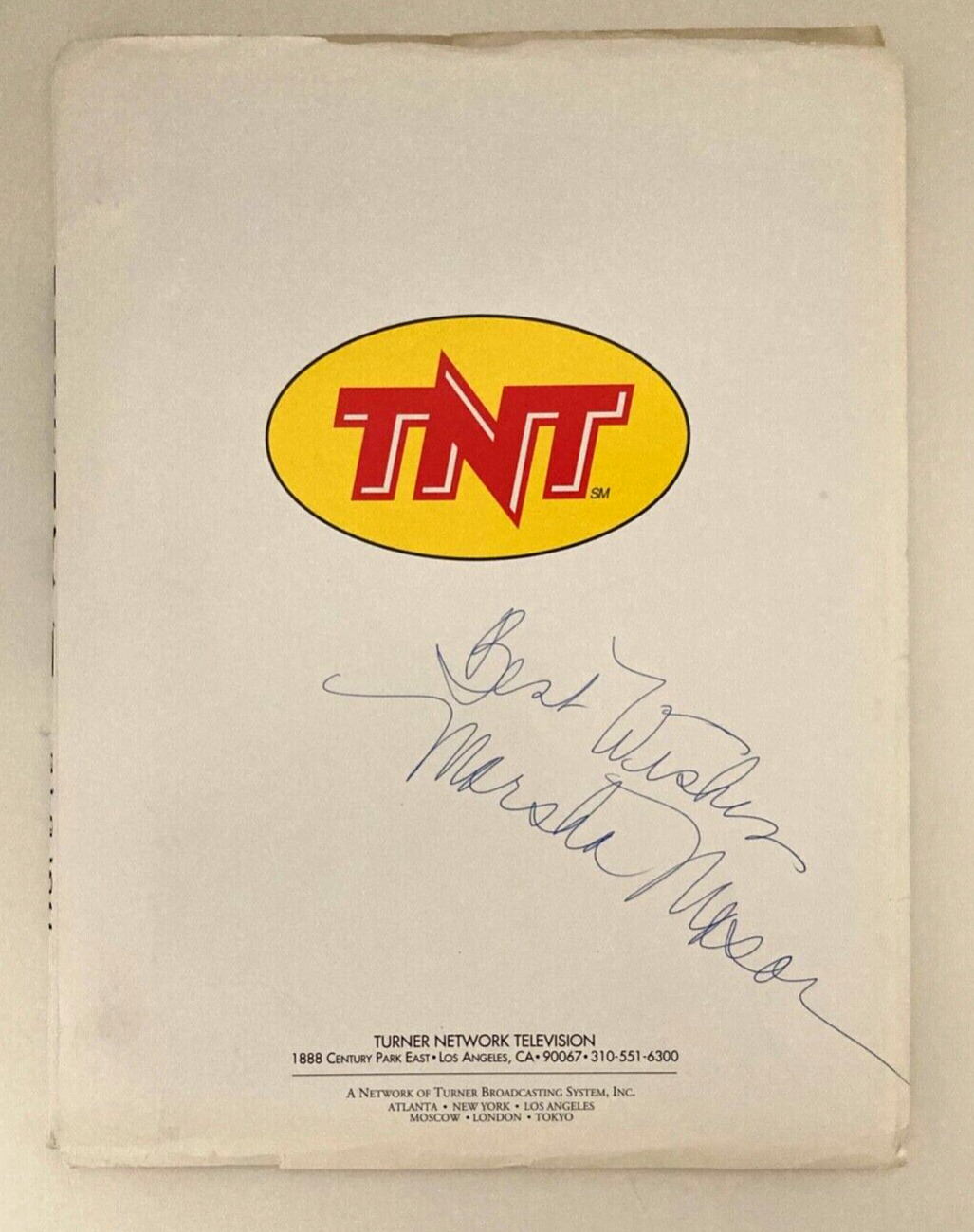 Signed Marcia Mason Tnt Movie Script "broken Trust" 08/08/1994 - Autographed